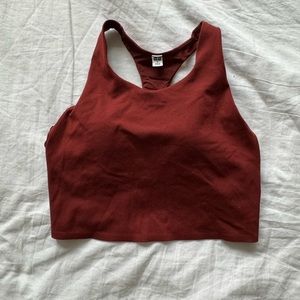 Burnt Orange Padded Sports Bra/Bralette